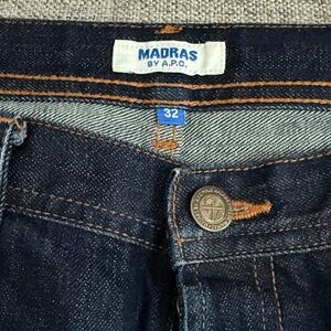 Vintage Madras by APC Jeans Mens 32 Blue Jean
Touitou Jessica Ogden Button Fly